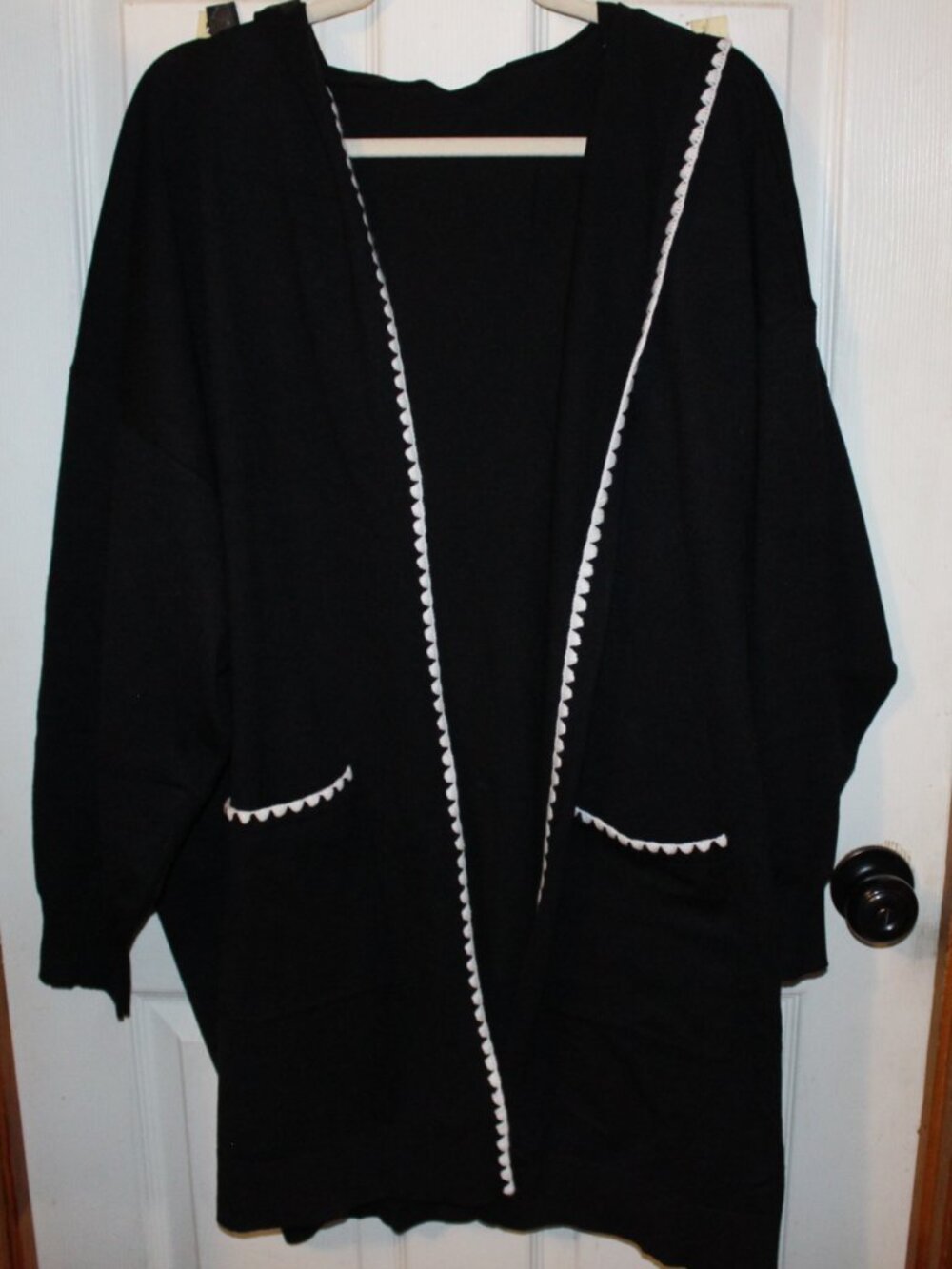 NWT Bloom Chic, open front hoodie cardigan, Darling, 26W
